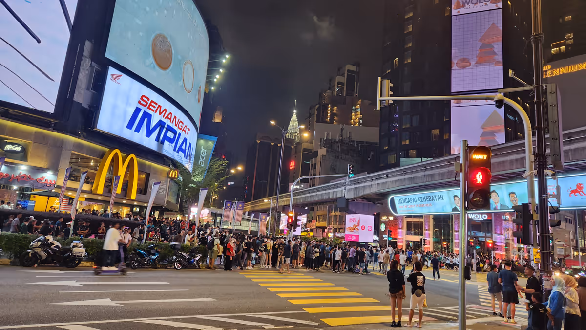 At Bukit Bintang Junction