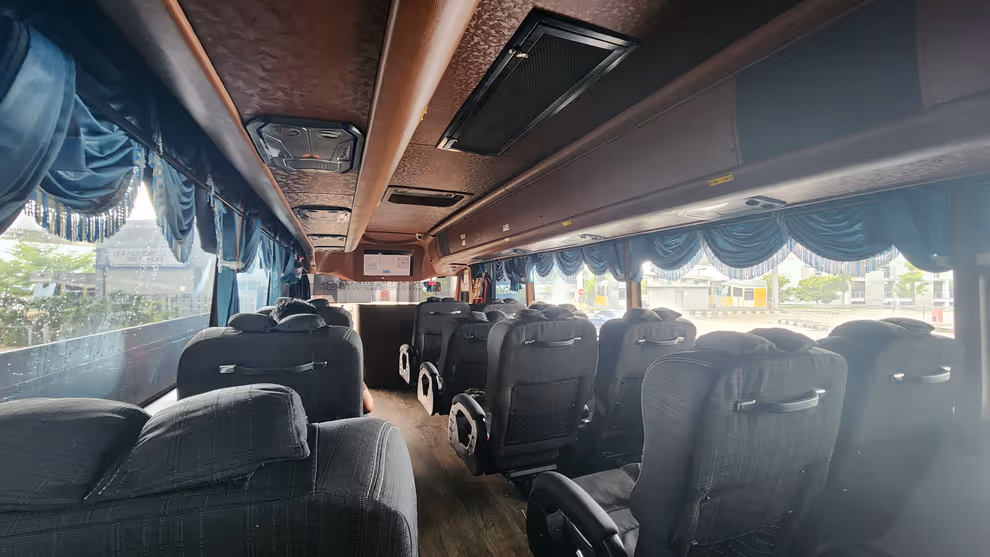 Inside of inter-coach