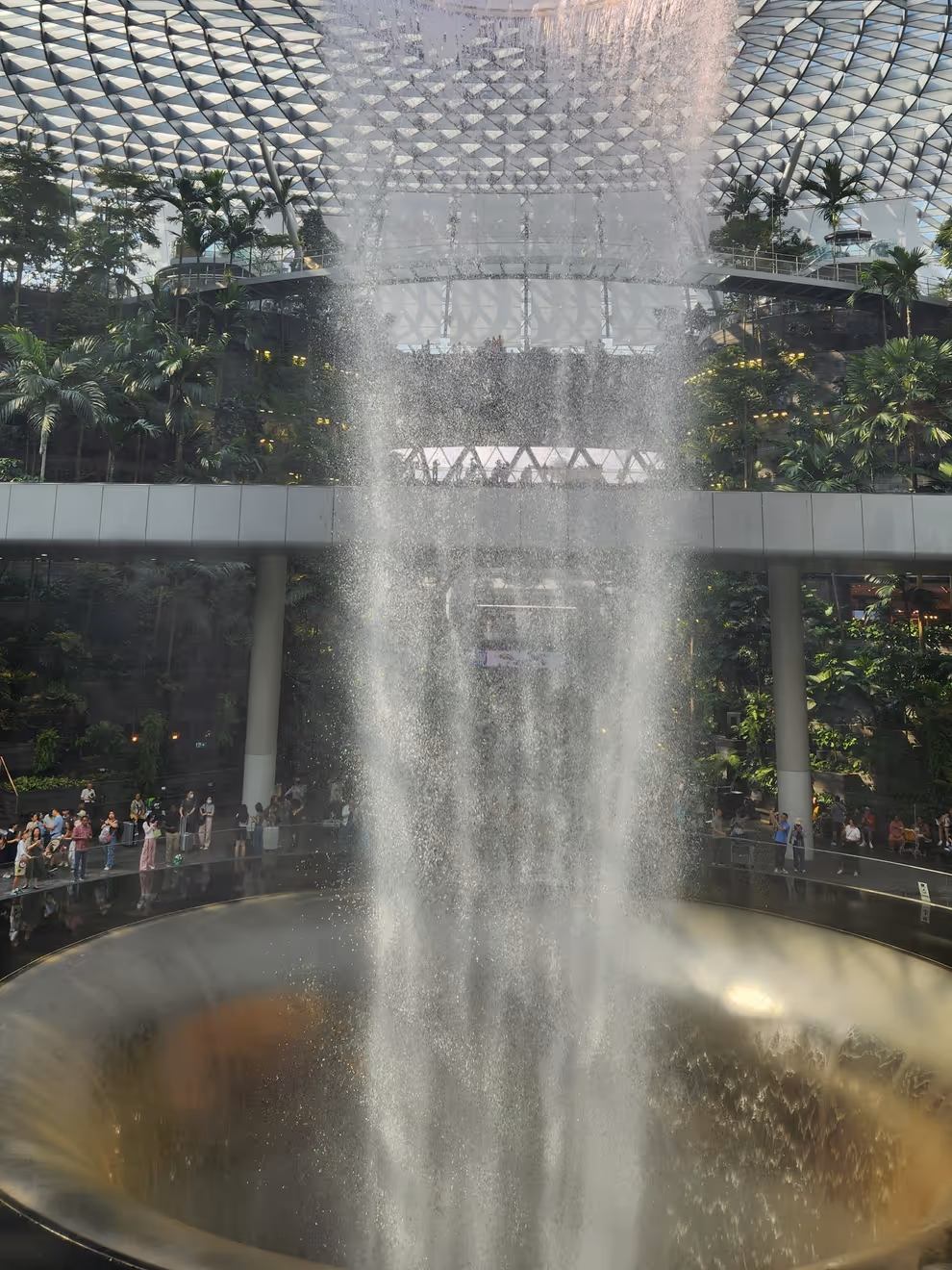 Indoor Waterfall at Changi Airport