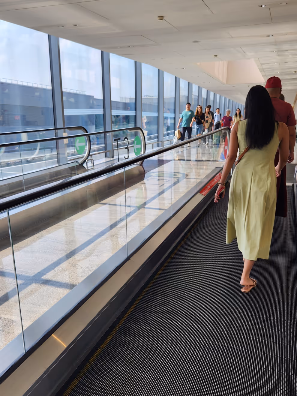 Walkway to Jewel at Changi Airport