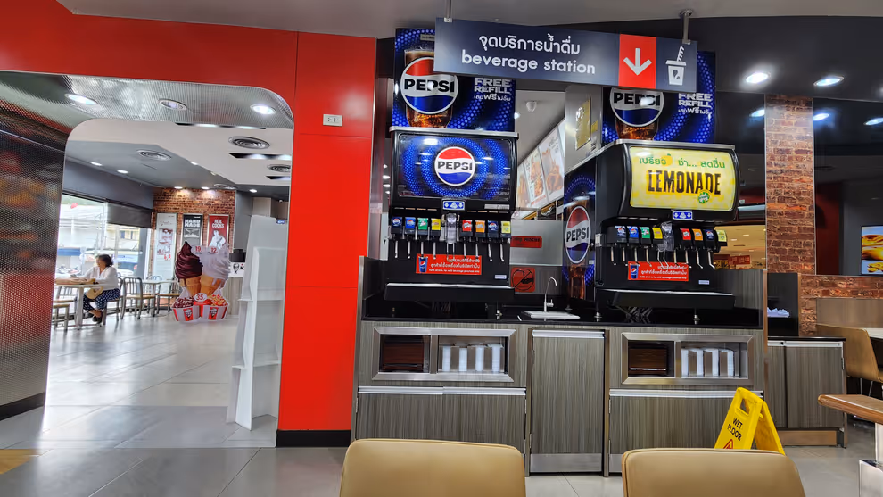 KFC soda fountain